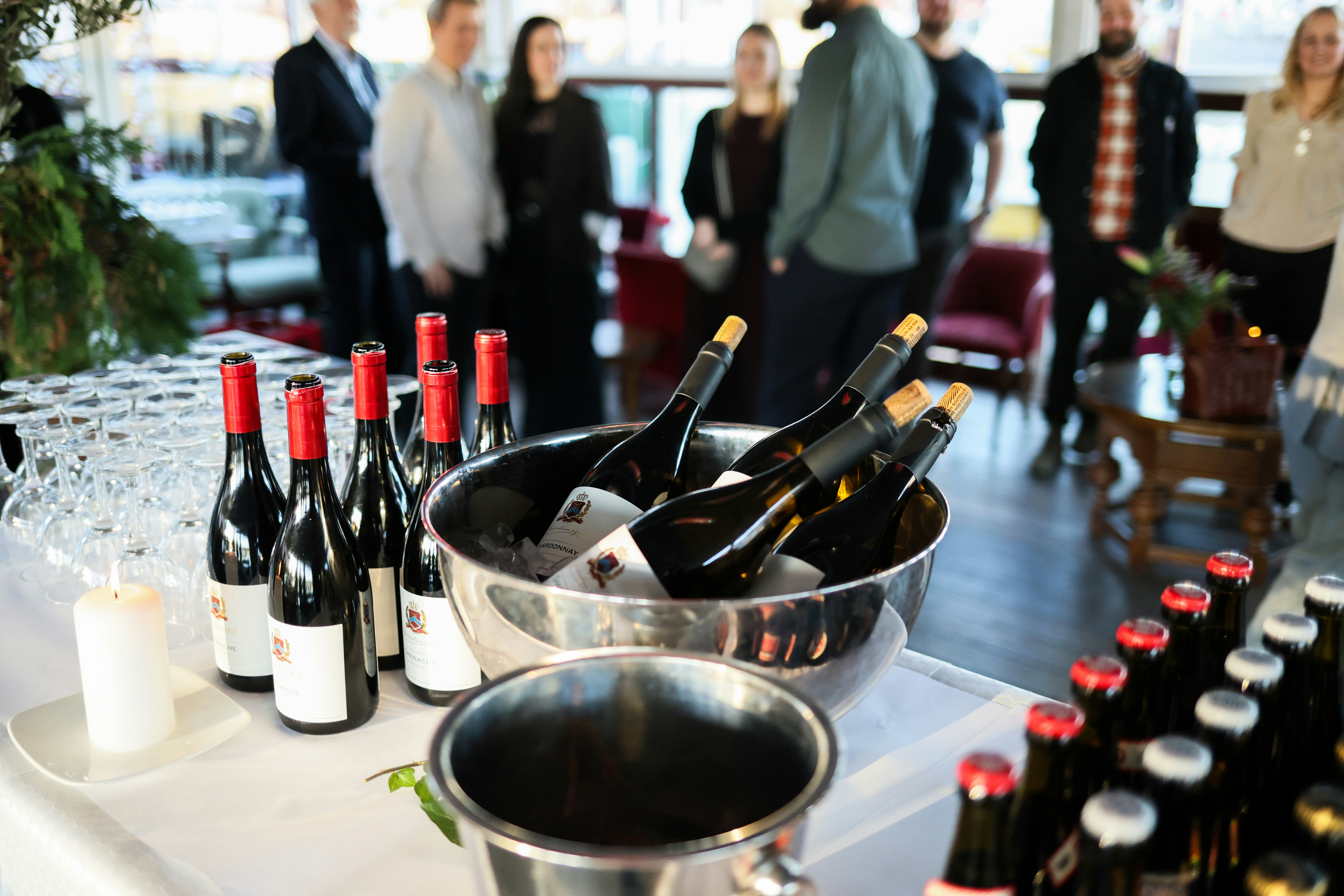 Företagsevent med vinprovning